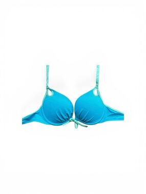 Victoria's Secret Turquoise Bikini Top/Bottom with Aqua Trim S/32B